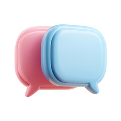 speech bubble attention message icon with white exclamation mark caution warning sign risk alert information important emergency error problem safety concept. 3d icon