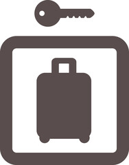 コインロッカー マーク 案内図用記号