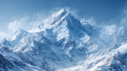 Fototapeta premium snow covered mountains