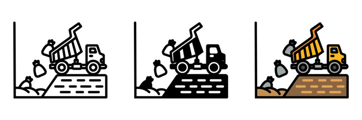 Landfill is a designated area where waste is buried and managed to prevent environmental damage.