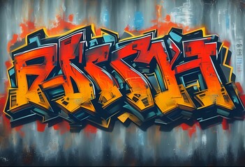 graffiti on the wall