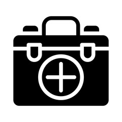 first aid glyph icon