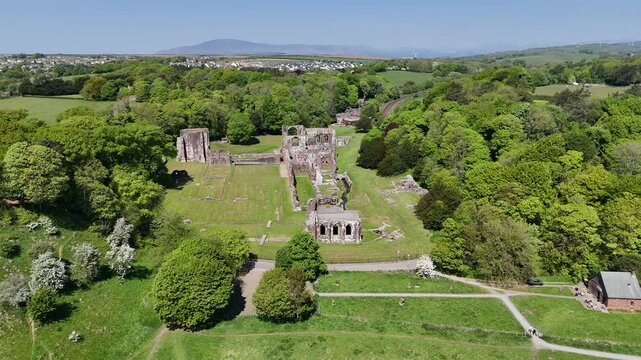 Barrow-In-Furness, with Furness Abbey and Black Combe