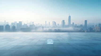 Obraz premium shanghai skyline at sunset