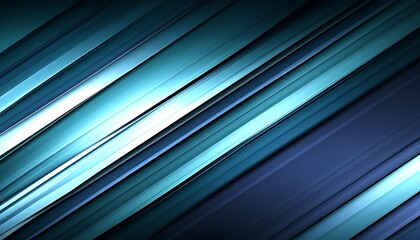 Obraz premium Abstract diagonal stripes in teal and blue