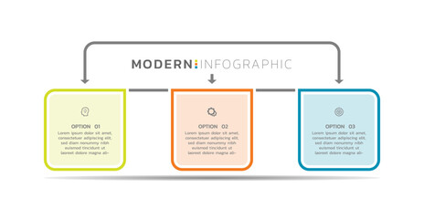 Presentation infographic business template design