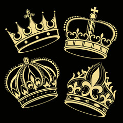 vector crown icon