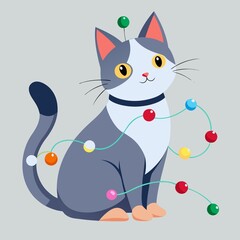 A cute puppy illustration on white background.