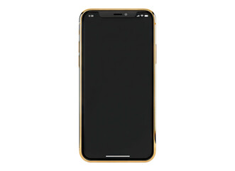 Black and gold smartphone
