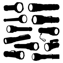 flashlight silhouette collection set