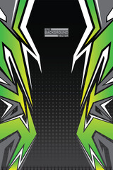 Racing style background image design