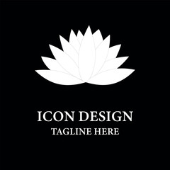 lotus company shape logo design