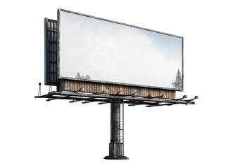 Obraz premium Customizable roadside billboard