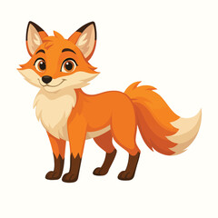 Cute Fox vector illustration