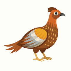 Bird Hornbill Cartoon Vector Illustration