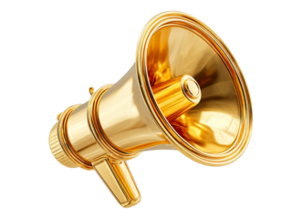 Gold Megaphone icon