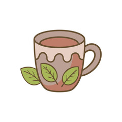 Herbal Tea Mug Clipart