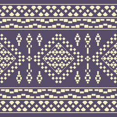 Seamless textile patterns in two-tone colors for knitting