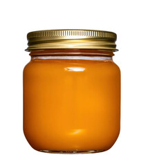 jar of honey with transparent background PNG and JPEG image