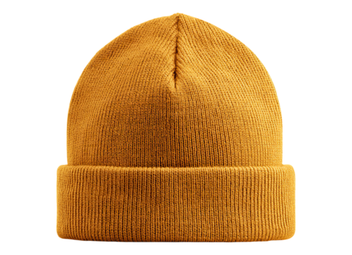 Solid mustard yellow beanie