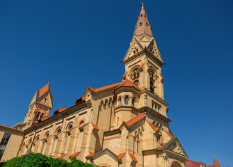 Obraz premium Ukraine Odessa German Church. beautiful building. Sights of the city of Odessa. One of the most beautiful buildings