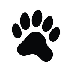 Creating Simple Vector Animal Paw Print Silhouette: Designing Pet and Wildlife Track Graphics.

