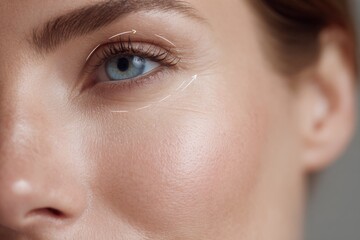 wrinkle reduction with nano light under eye treatment