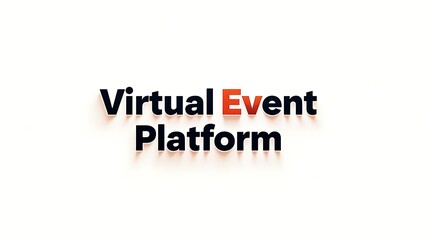 Fototapeta premium virtual event platform -designed to connect attendees and facilitate networking