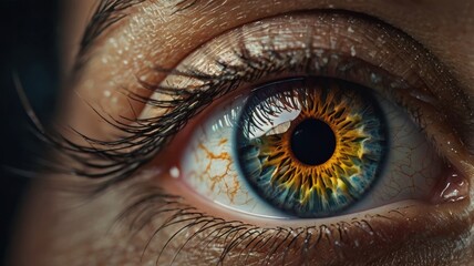 
close up eye human eye



