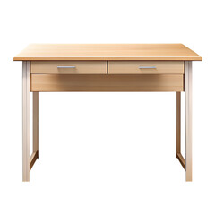 Desk isolated on transparent background 