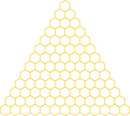 Yellow honeycomb