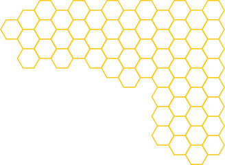 Yellow honeycomb