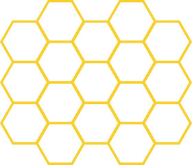 Yellow honeycomb