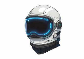 Astronaut Helmet Futuristic Space Gear Design