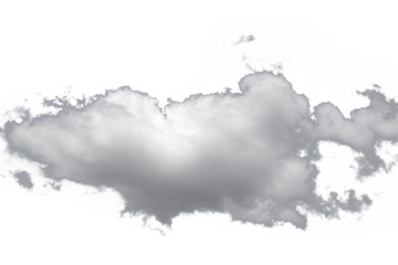 realistic clouds on tranparent png, clouds element for design, banner, etc.