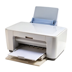 Printer isolated on transparent background 