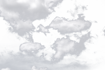 realistic clouds on tranparent png, clouds element for design, banner, etc.