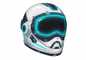 Fototapeta premium Futuristic Helmet Design