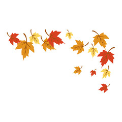 Autumn Leaves Falling