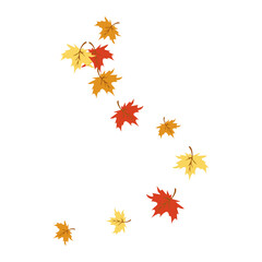 Autumn Leaves Falling