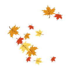 Autumn Leaves Falling