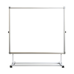 Whiteboard isolated on transparent background 