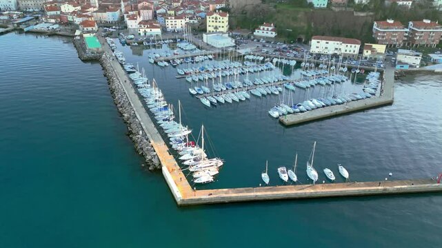The last offshoot on the eastern border of Italy. The town of Muggia