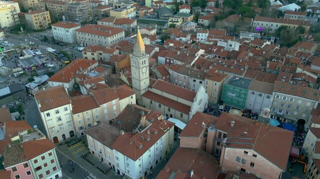 The last offshoot on the eastern border of Italy. The town of Muggia