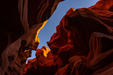 The Navajo Sandstone is a geological formation in the Glen Canyon Group.A slot canyon is a long,...