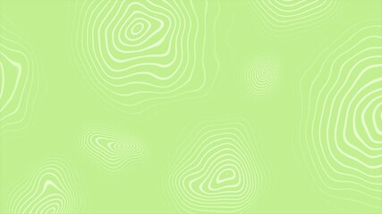 Lime green color multiple deform circular shapes abstract gradient design loop able geometrical background