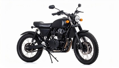 Obraz premium Motorcycle isolated on white background.
