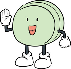 Illustration of medicine tablet
