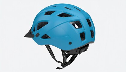 Fototapeta premium Bicycle helmet isolated on background. 3d rendering - illustration