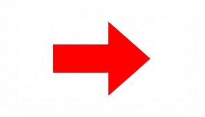 Red Arrow icon. red arrow icon on white background. flat style. arrow icon for your 